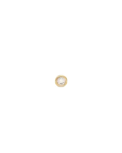 ENNUI Atelier Single Stone Labret Yellow Gold