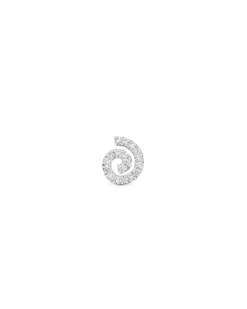 ENNUI Atelier Swirl Labret White Gold