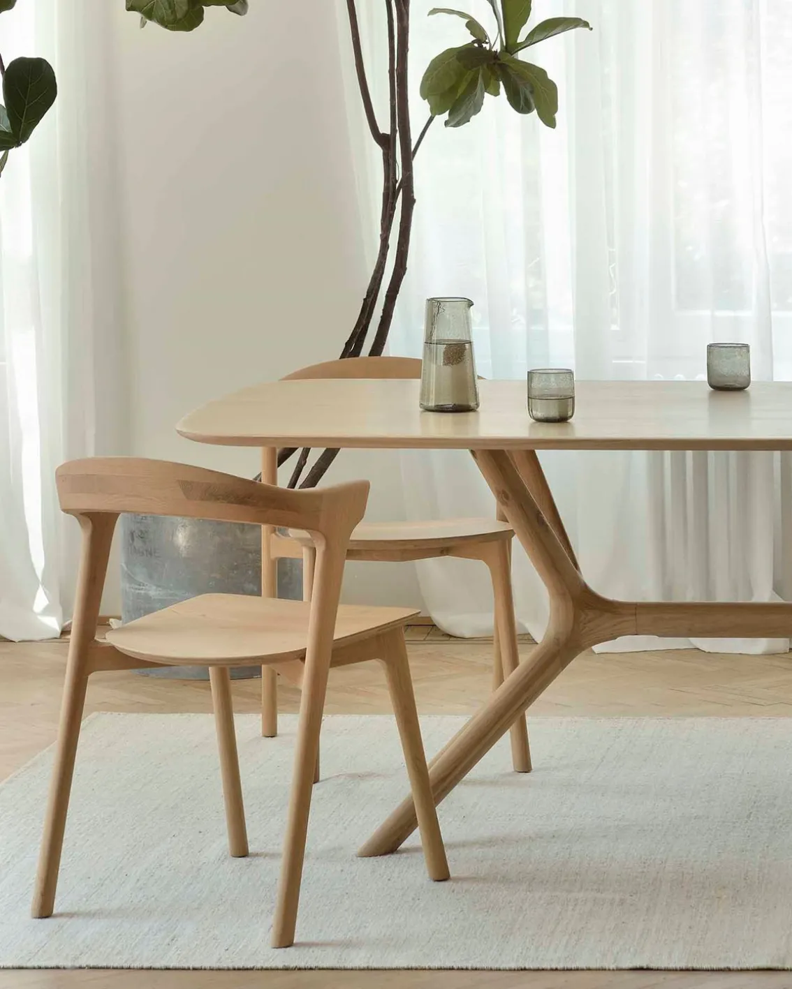 Ethnicraft Bok Dining Chair Oak