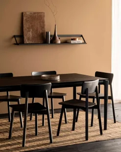 Ethnicraft Bok Dining Table Oak Black