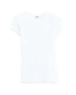 Filippa K Fine Rib Tee White