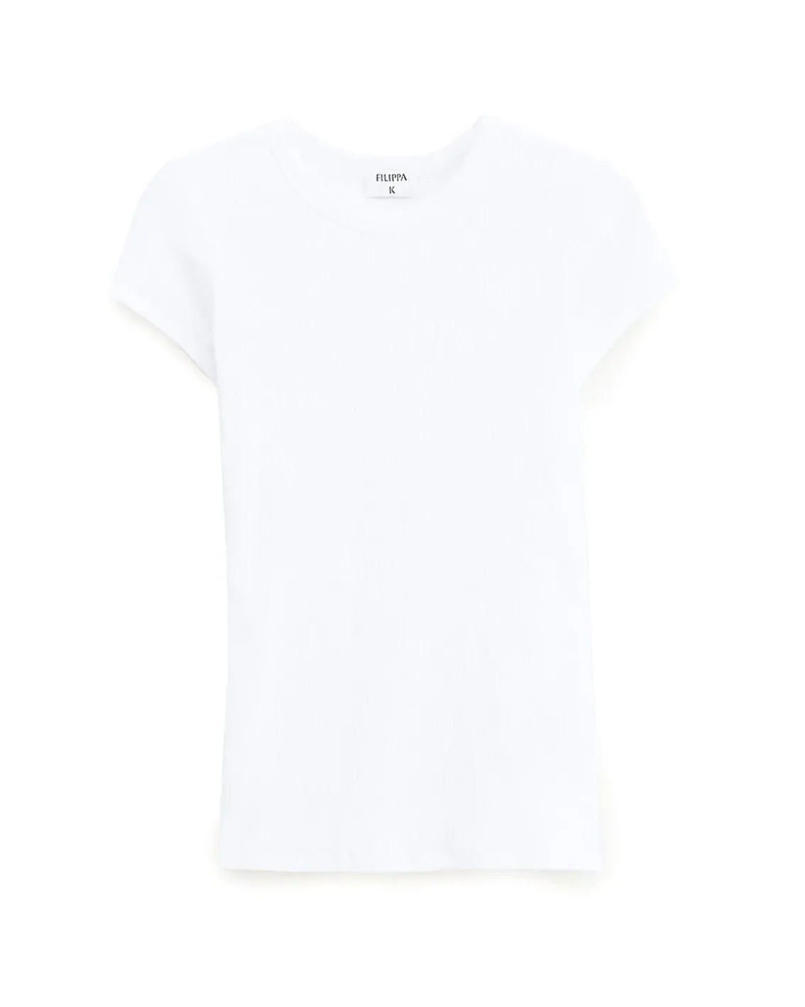 Filippa K Fine Rib Tee White