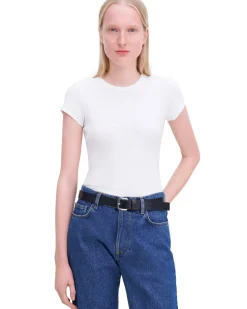Filippa K Fine Rib Tee White