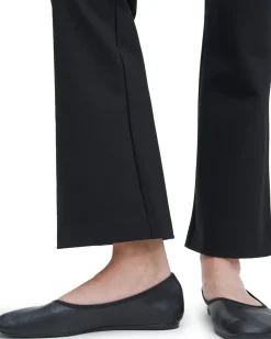 Filippa K Flared Jersey Trousers Black