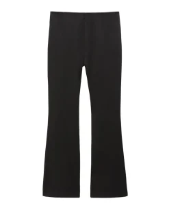 Filippa K Flared Jersey Trousers Black