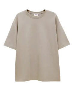 Filippa K Heavy Crewneck Tee Moss Grey