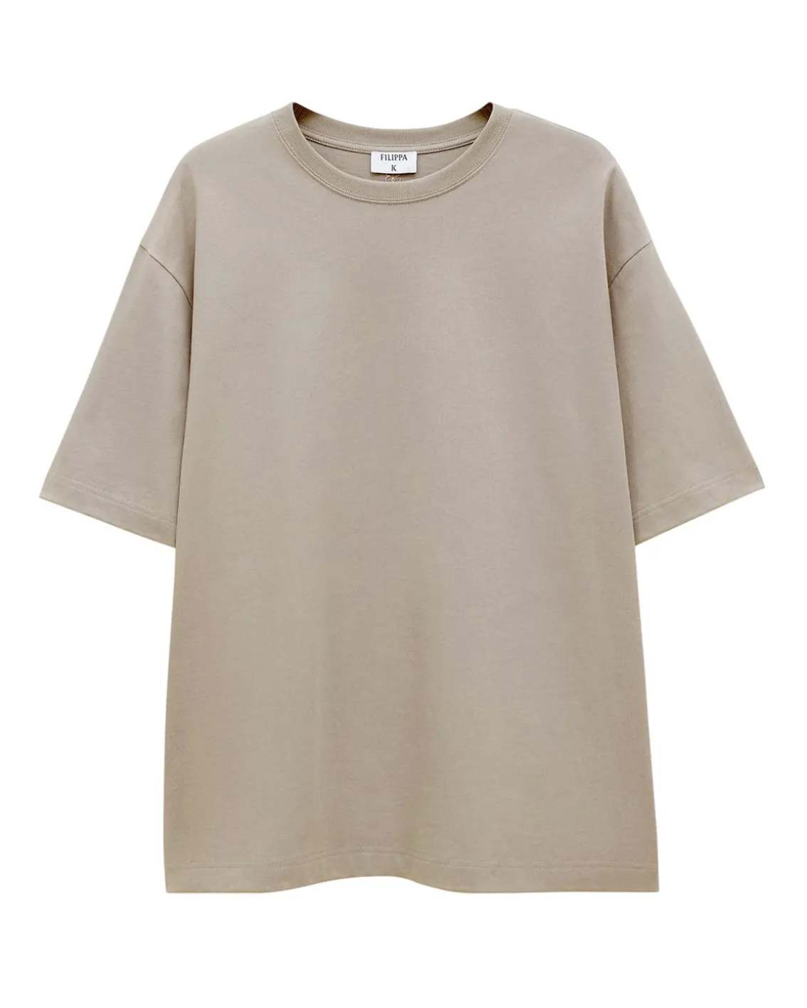 Filippa K Heavy Crewneck Tee Moss Grey