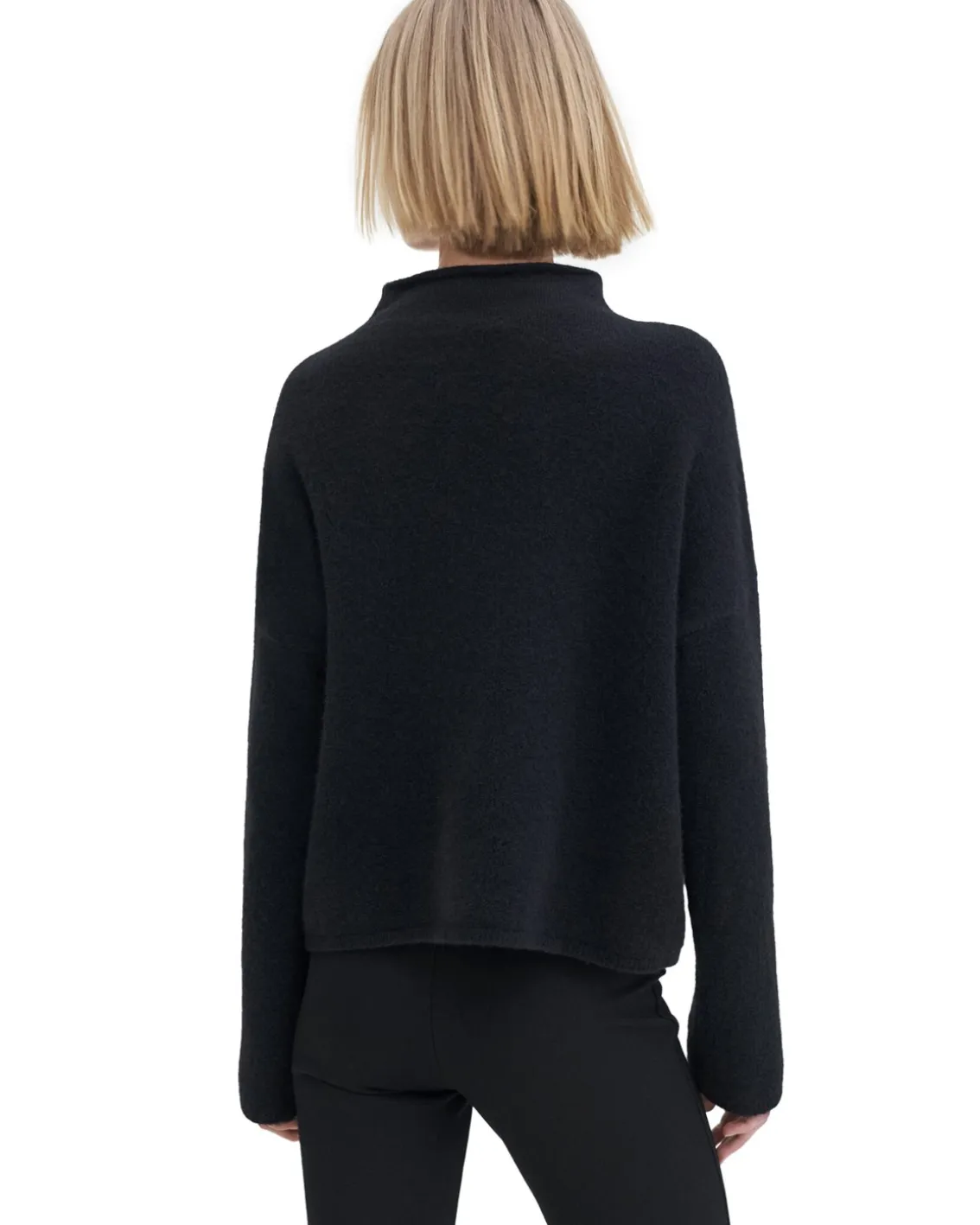 Filippa K Mika Yak Funnelneck Sweater Black
