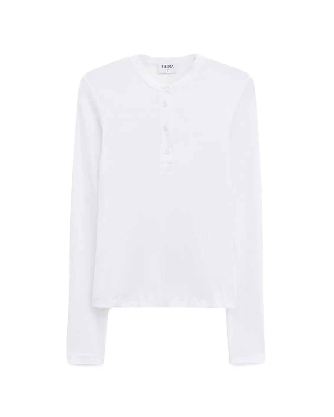 Filippa K Soft Rib Henley White
