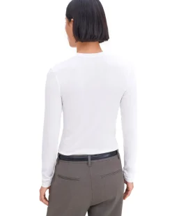 Filippa K Soft Rib Henley White