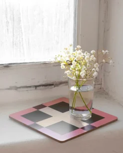 Fine Little Day Rutan Pot Mat Pink