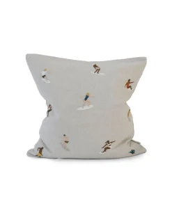 Fine Little Day Surfers Embroidered Cushion Cover