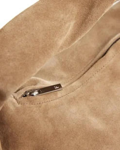 Flattered Alva Shoulder Bag Suede Sand