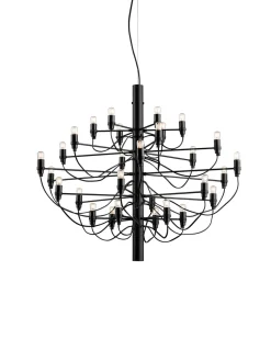 FLOS 2097/30 Clear Bulbs Matte Black