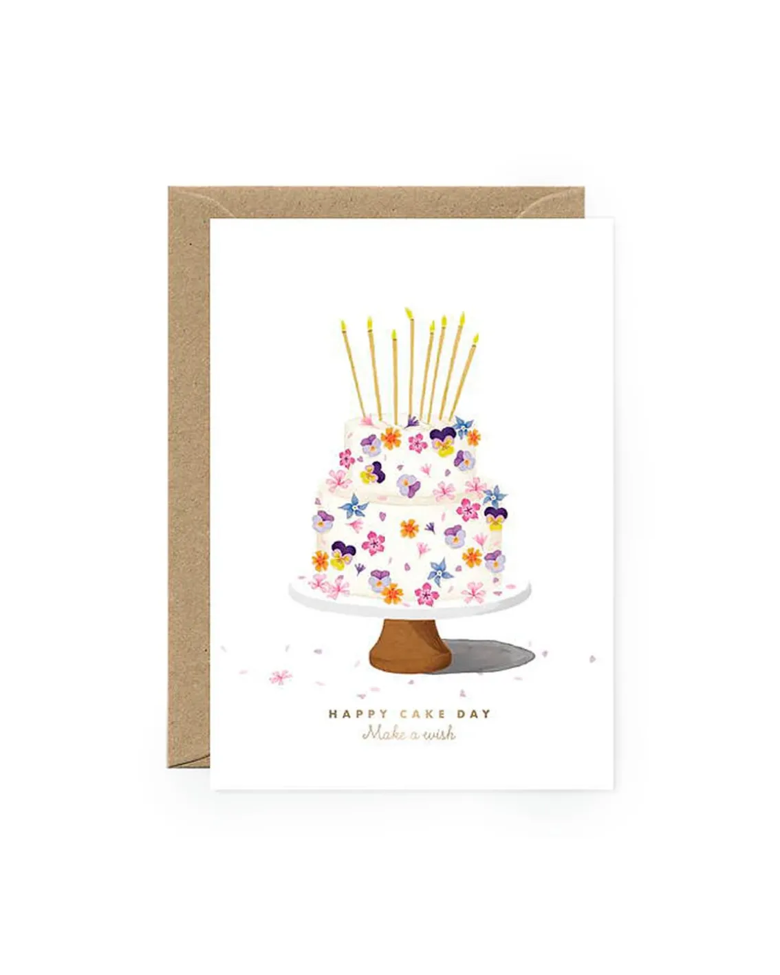 Flower Cake Card
