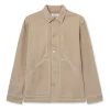 Forét Berry Canvas Overshirt Khaki