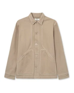 Forét Berry Canvas Overshirt Khaki