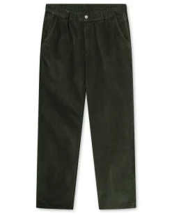 Forét Clay Pants Dark Moss Corduroy