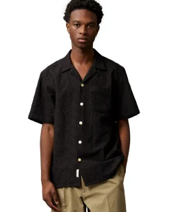 Forét Leo Paisley Shirt Black