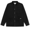 Forét Rowan Overshirt Washed Black Denim