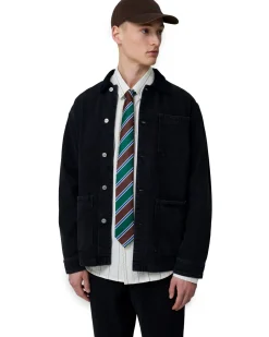 Forét Rowan Overshirt Washed Black Denim