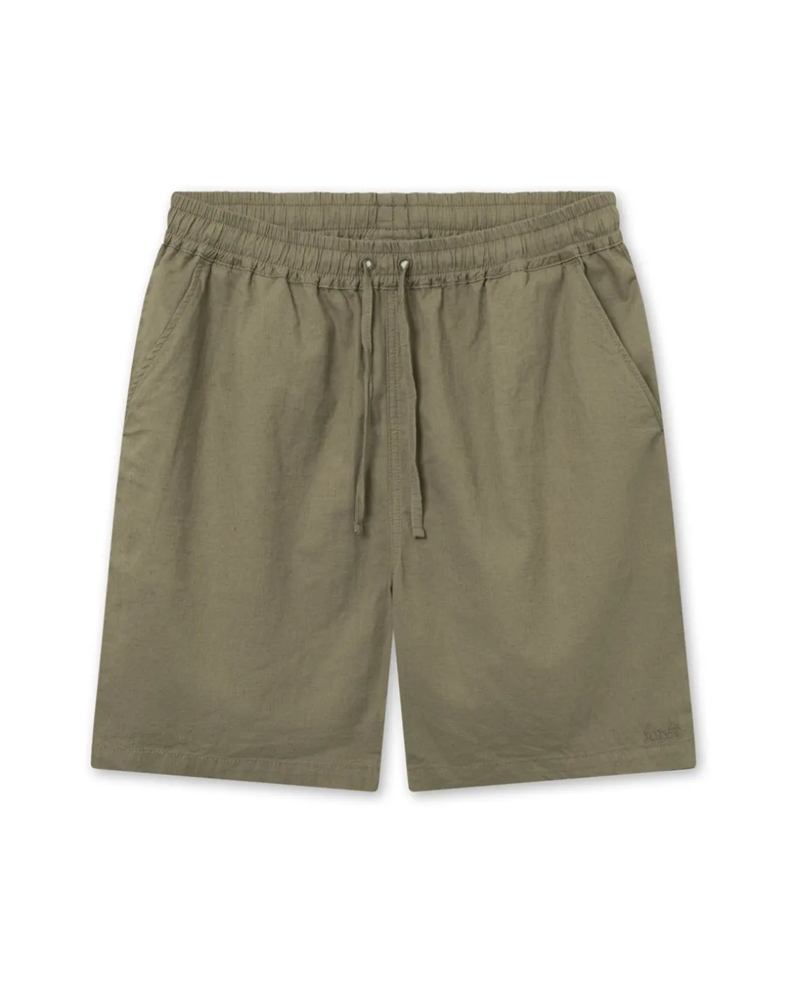 Forét Serene Linen Shorts Dusty Olive