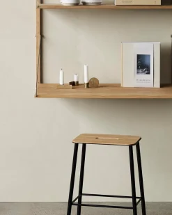 Frama Adam Stool Oak/Black