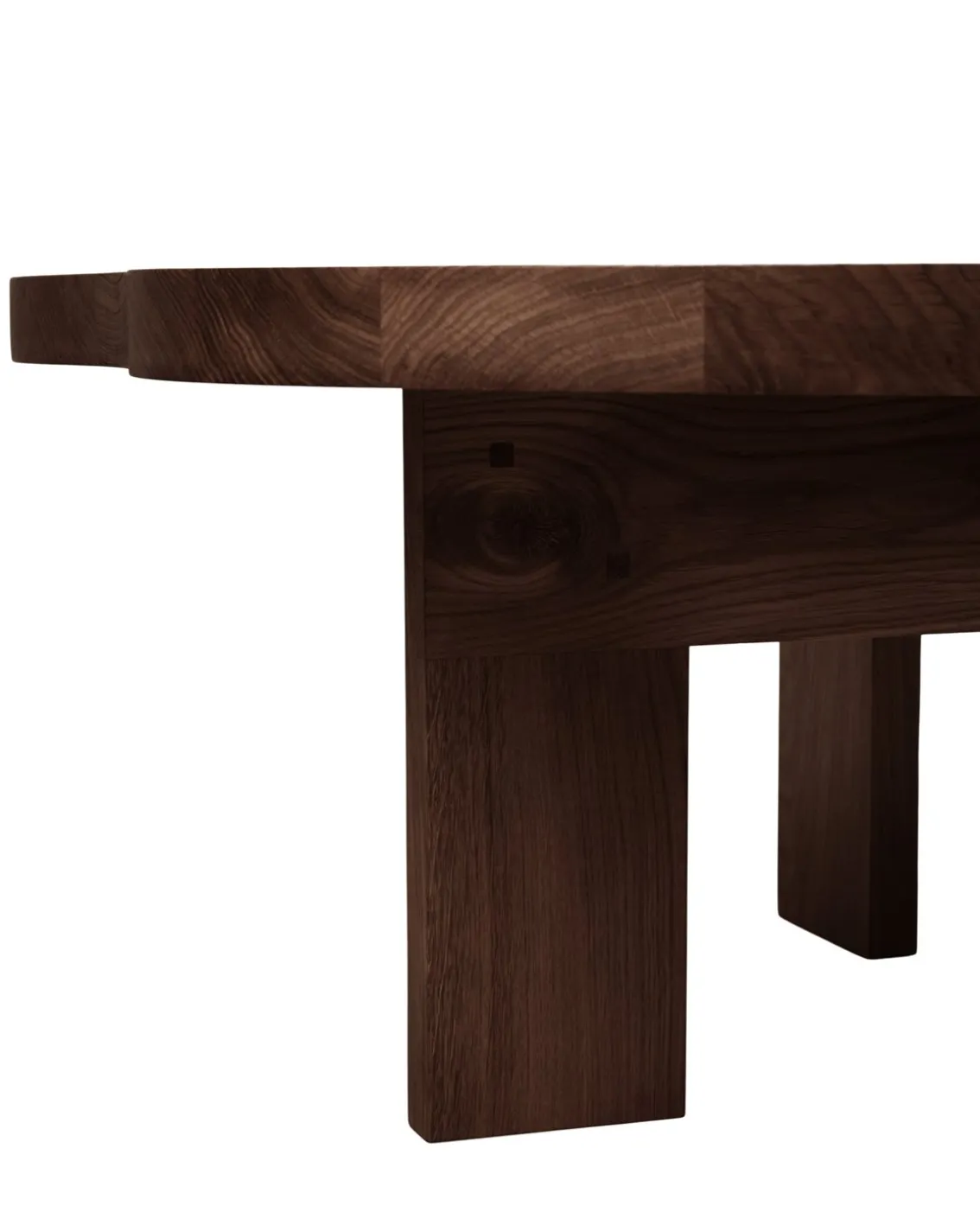 Frama Farmhouse Trestle Table Pond Dark Oak