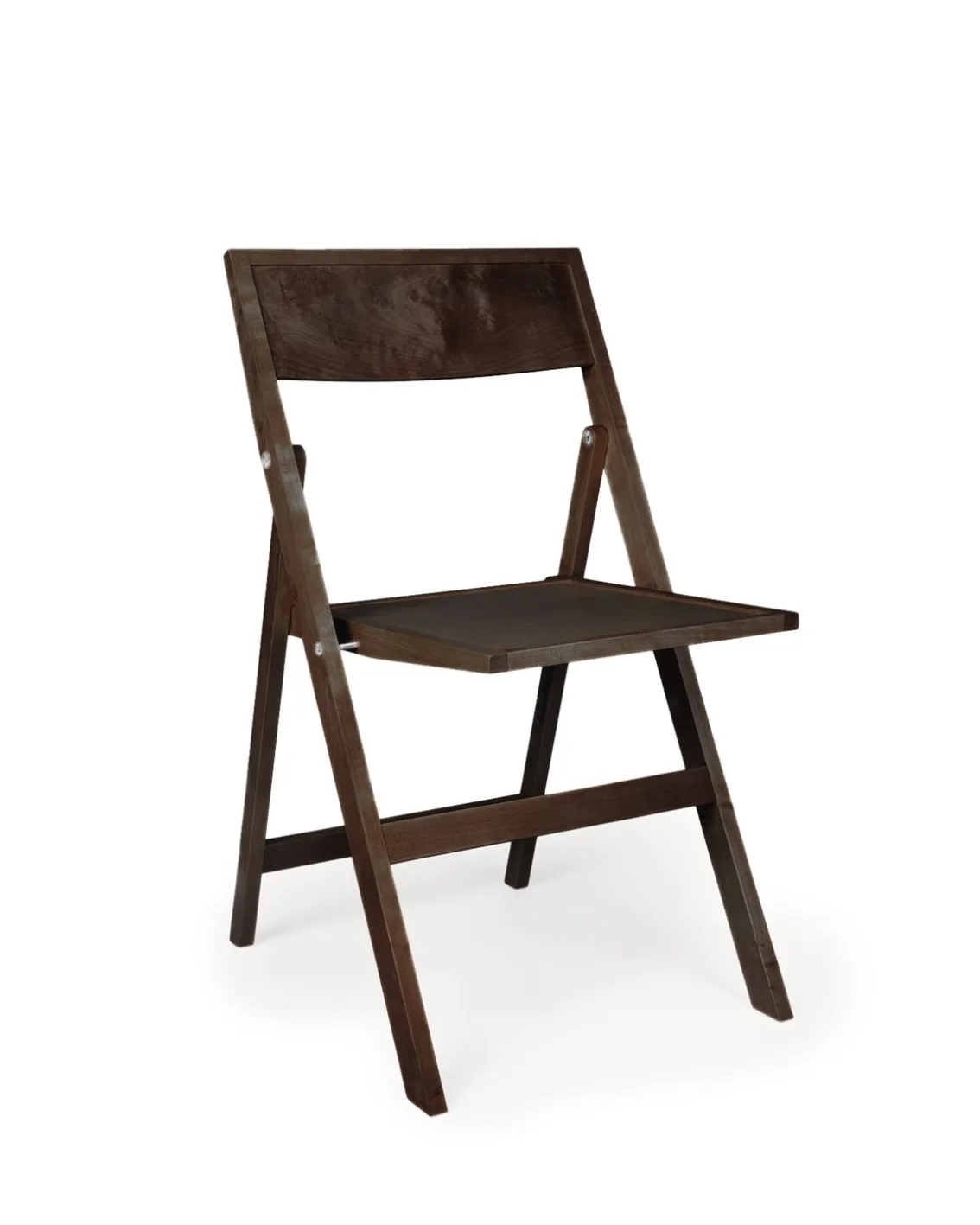Frama Folding Flat Chair Dark Brown Birch