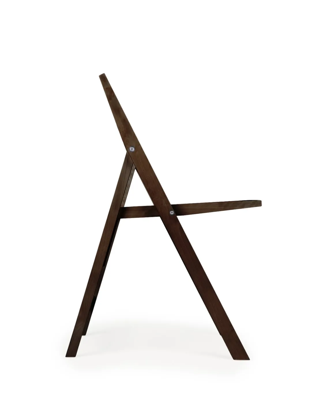 Frama Folding Flat Chair Dark Brown Birch