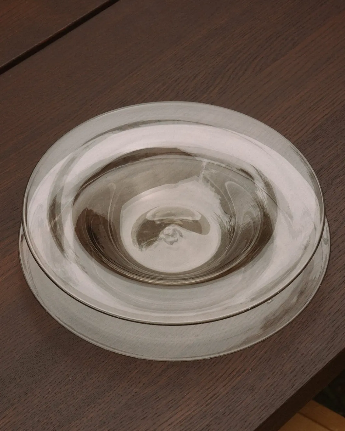 Frama Isle Glass Shallow Bowl Set Of Two