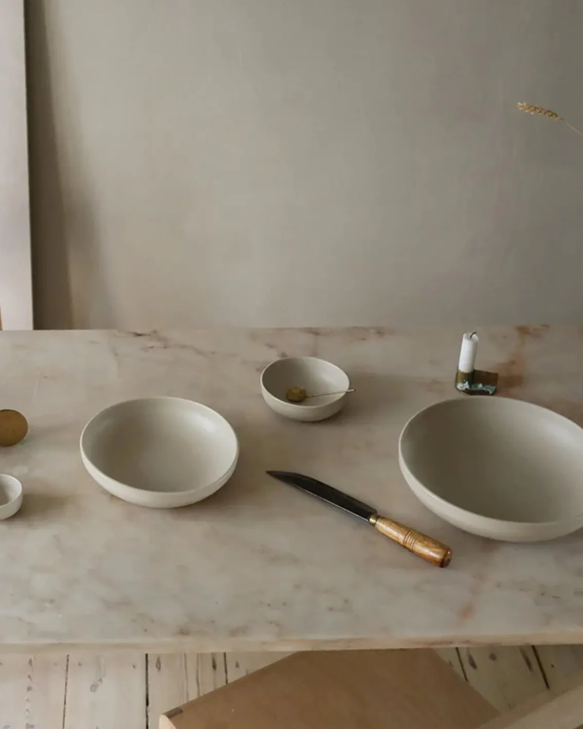 Frama Otto Ceramic Shallow Bowl Medium Natural