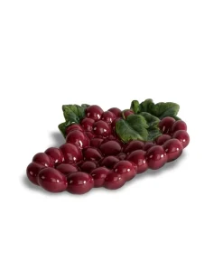 Grape Plate Burgundy