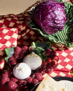 Grape Plate Burgundy