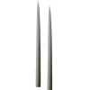 Hand Dipped Candle Grey