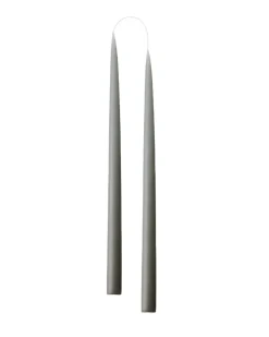Hand Dipped Candle Grey
