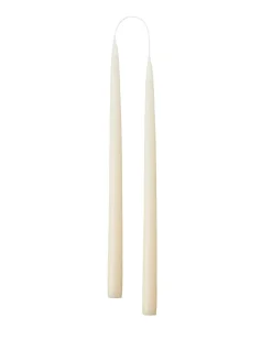 Hand Dipped Candle Off White
