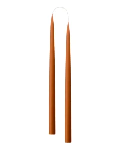 Hand Dipped Candle Terracotta