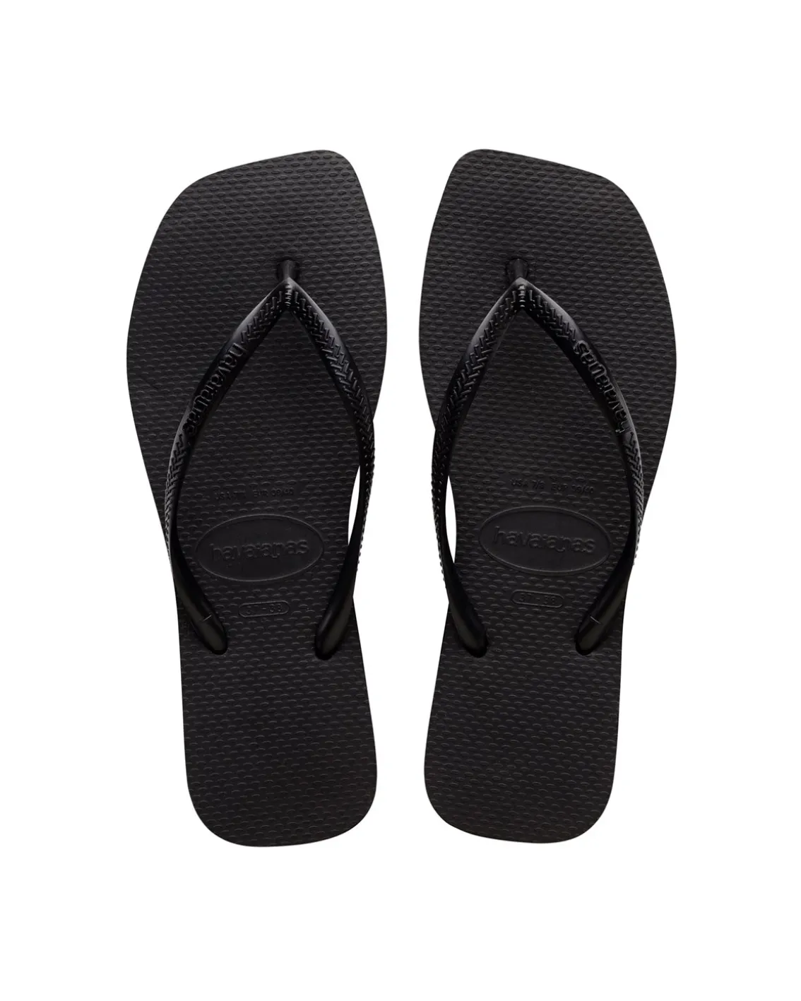 Havaianas Slim Square Flip Flops W Black