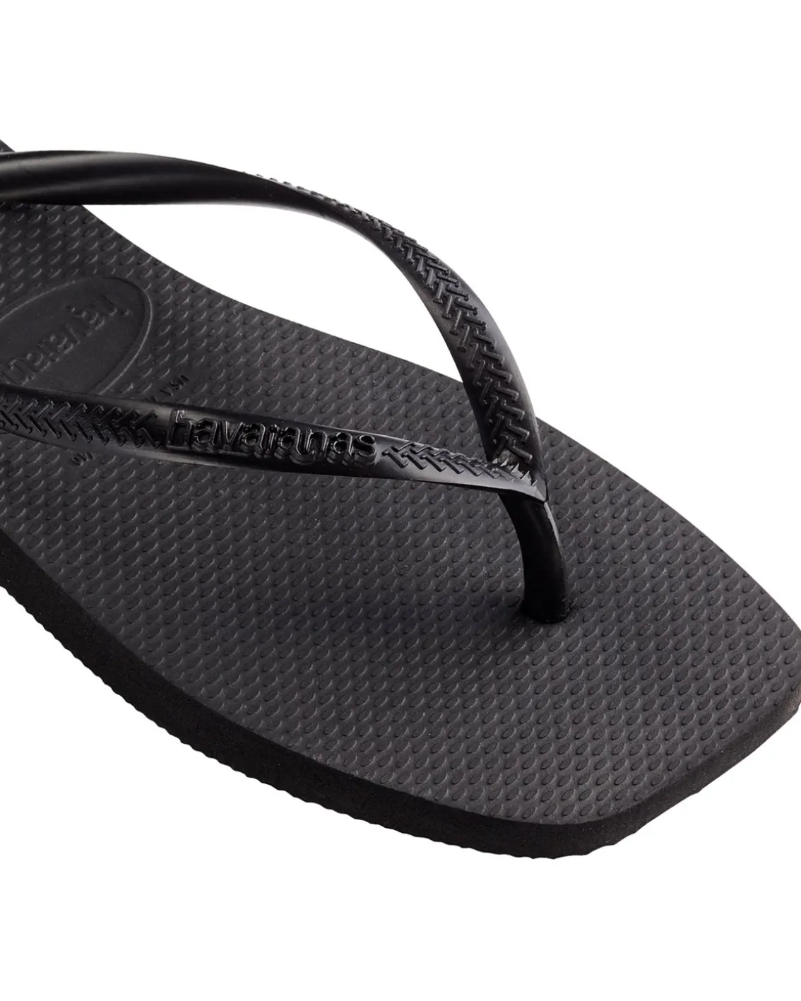 Havaianas Slim Square Flip Flops W Black