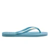 Havaianas Square Logo Pop Up Flip Flops W Lavender Blue