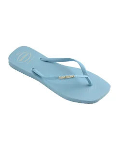 Havaianas Square Logo Pop Up Flip Flops W Lavender Blue