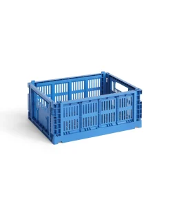 Hay Colour Crate Medium Electric Blue