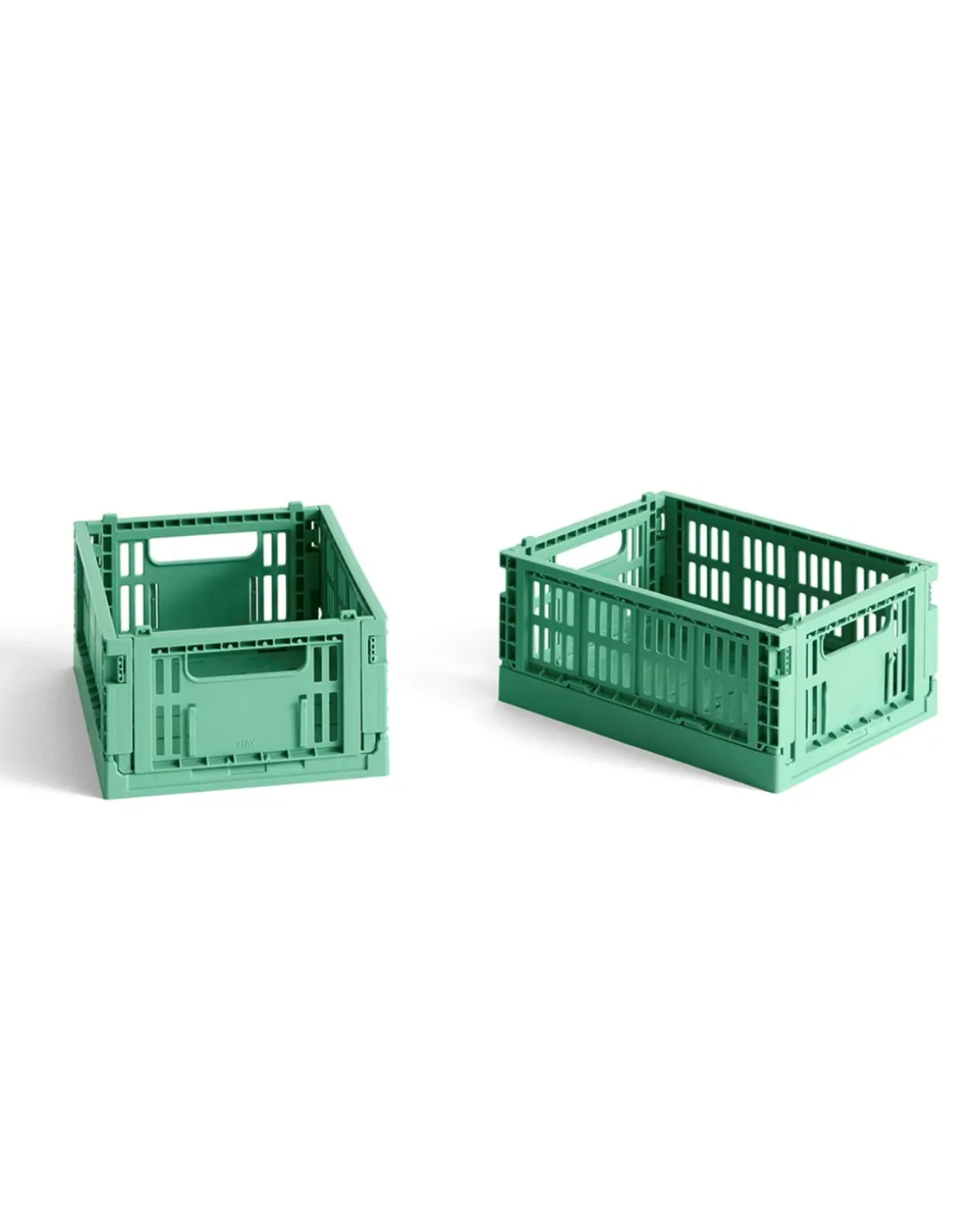 Hay Colour Crate Mini Set Of 2 Dark Mint