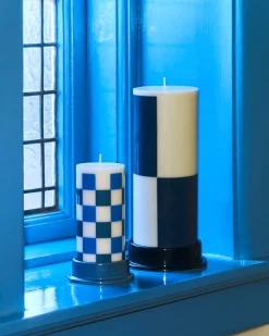 HAY Column Candleholder S Sky Blue