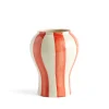 HAY Sobremesa Stripe Vase S Red