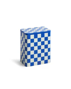 HAY Tin Container Large Blue Off White