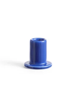 HAY Tube Candleholder S Blue