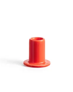 HAY Tube Candleholder S Warm Red
