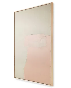 HK Living Abstract Painting Olive/Nude